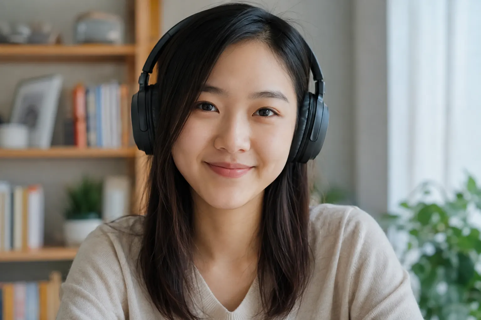 A learner following the class in Chinese